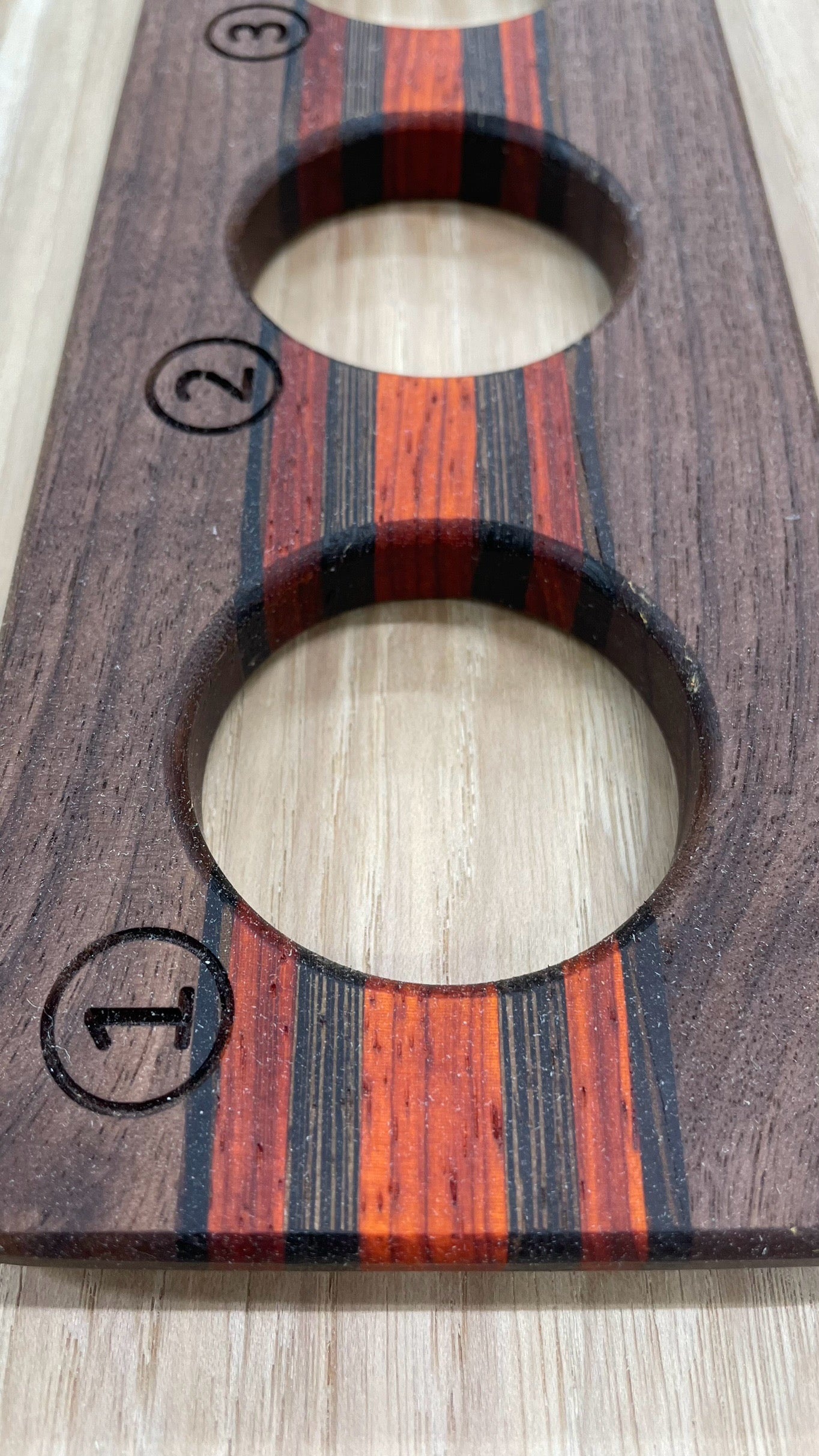 Barrel Glow - 5 Glass Flight Board