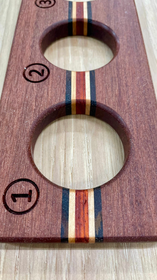 Straight n Narrow - 5 Glass Flight Board